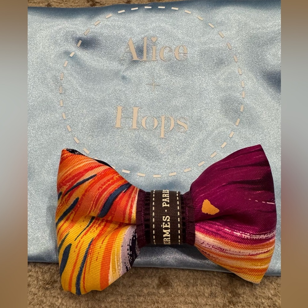 Alice + Hops Mini Megsy Bow: Hermes
